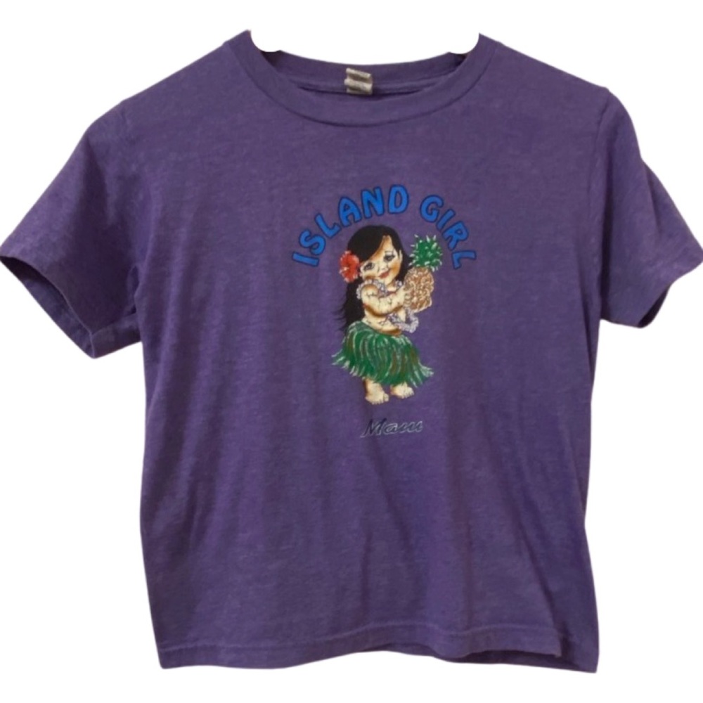 Island Girl short sleeve t-shirt. Size: L girls